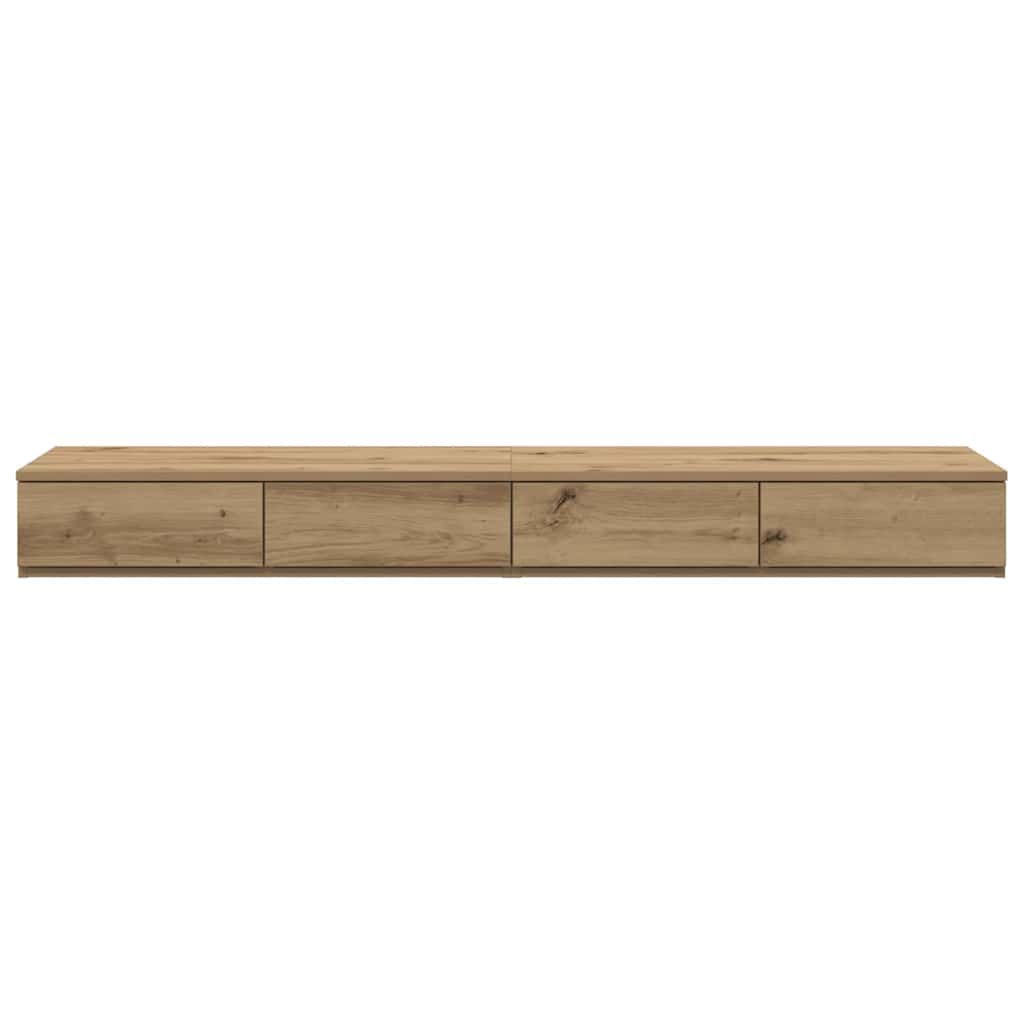 Bettschubladen Eiche handwerklich 150 x 36.5 x 16.5 cm