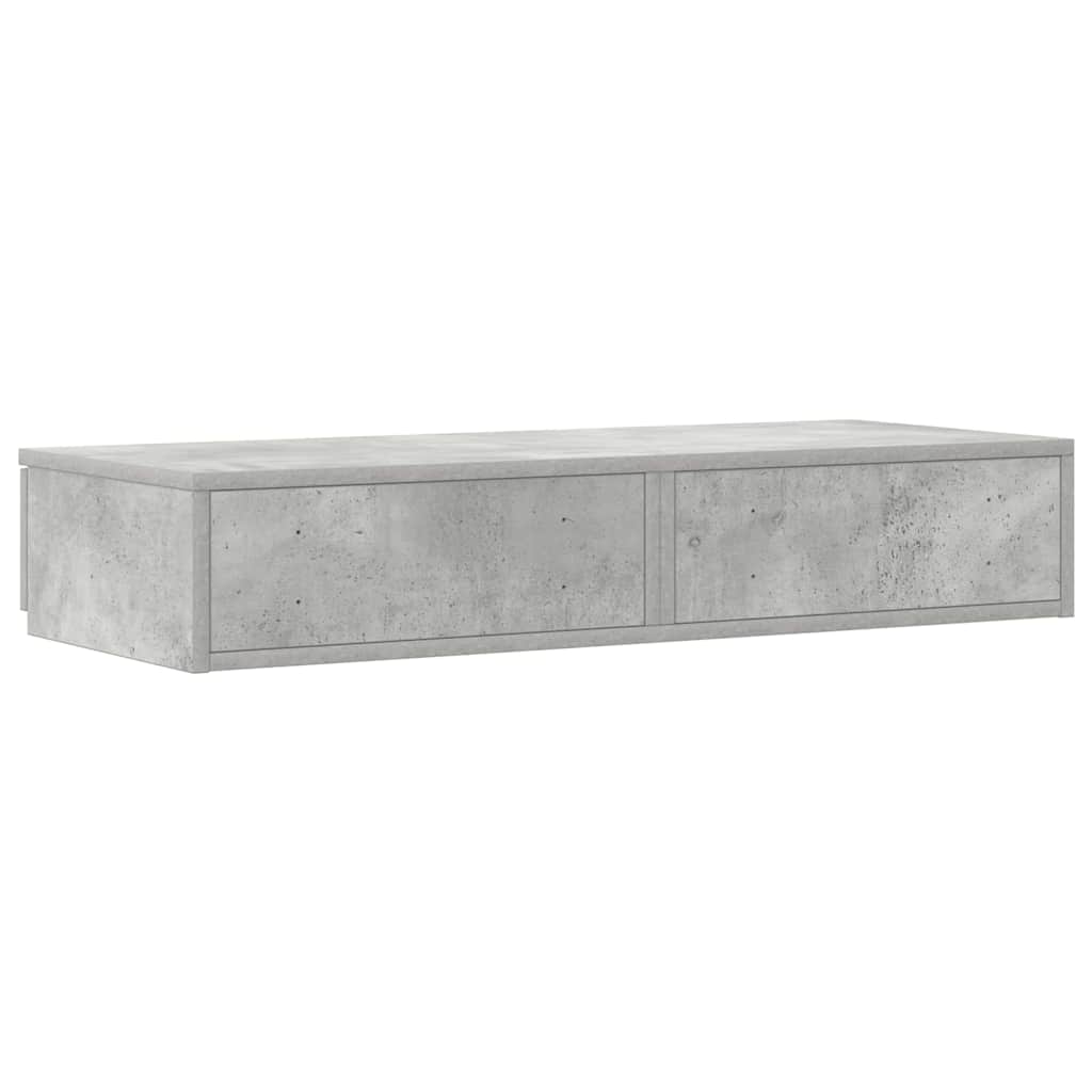Bettschubladen Betongrau 75 x 36.5 x 16.5 cm Holzwerkstoff
