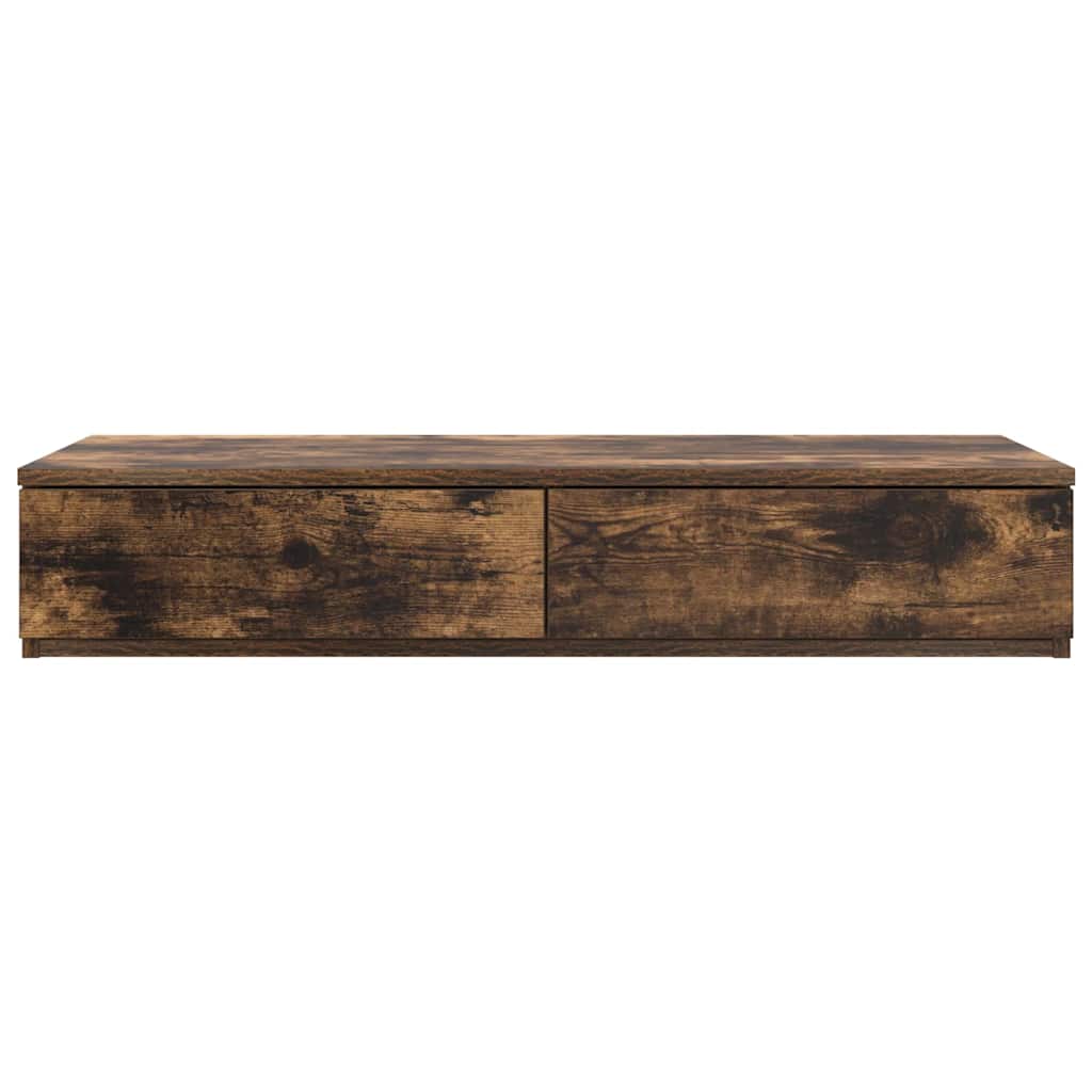 Bettschubladen Räuchereiche 75 x 36.5 x 16.5 cm Holzwerkstoff