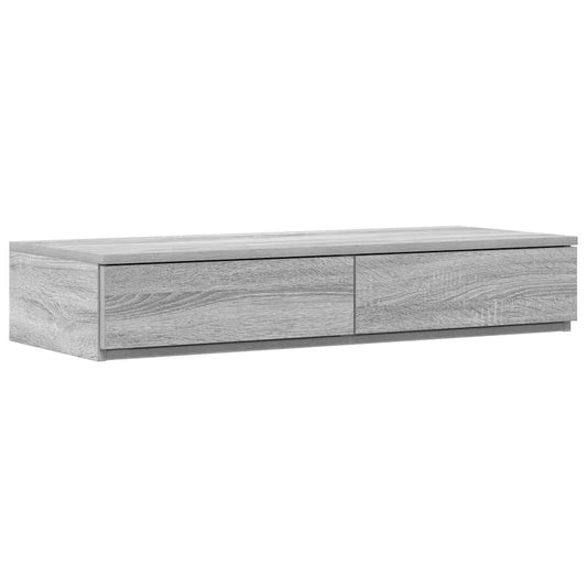 Bettschubladen Grau Sonoma 75 x 36.5 x 16.5 cm Holzwerkstoff