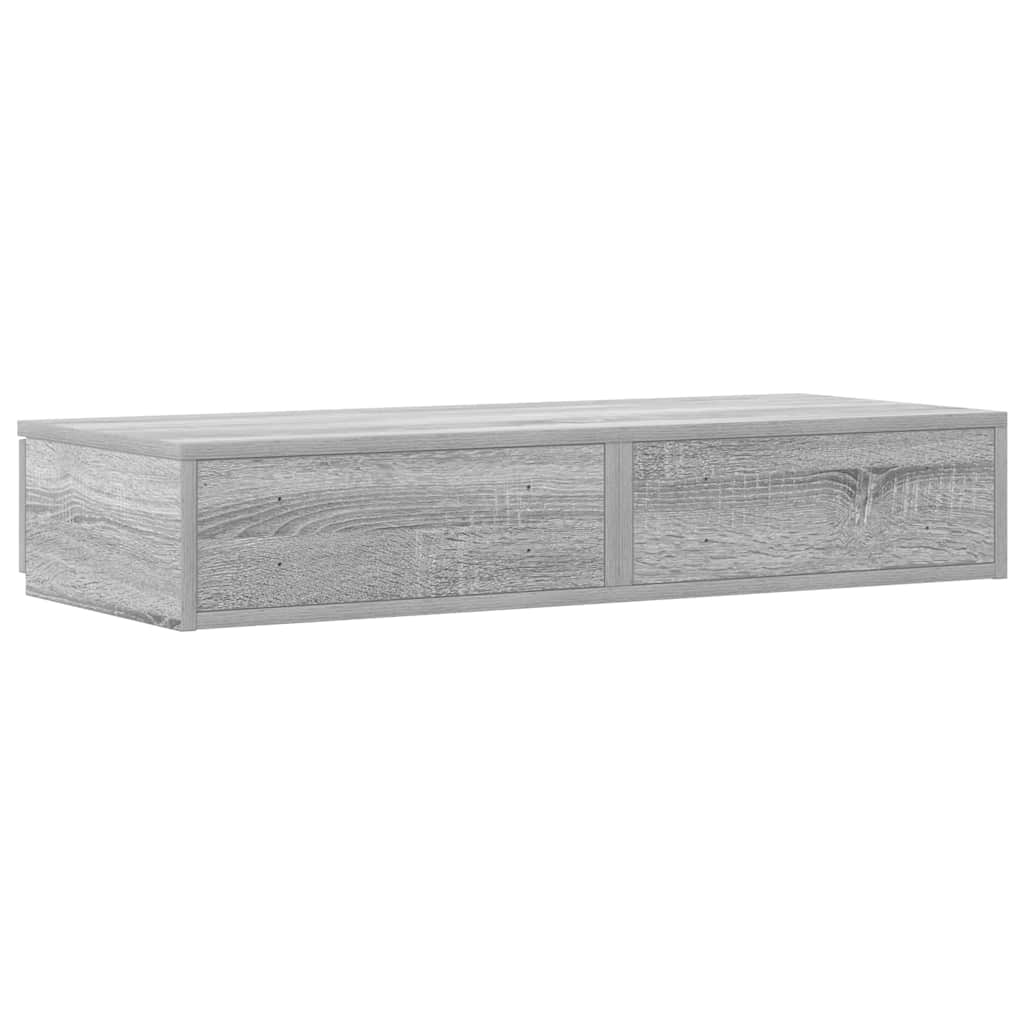 Bettschubladen Grau Sonoma 75 x 36.5 x 16.5 cm Holzwerkstoff