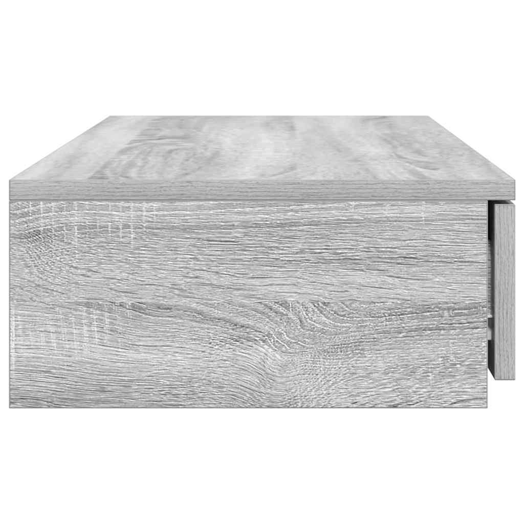 Bettschubladen Grau Sonoma 75 x 36.5 x 16.5 cm Holzwerkstoff