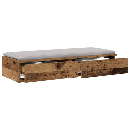 Bettschubladen Altholz 75 x 36.5 x 16.5 cm Holzwerkstoff