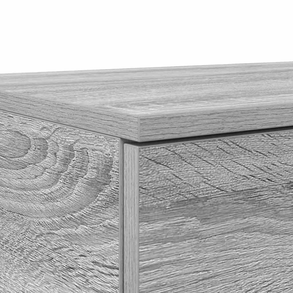 Bettschubladen Grau Sonoma 160 x 36.5 x 16.5 cm Holzwerkstoff