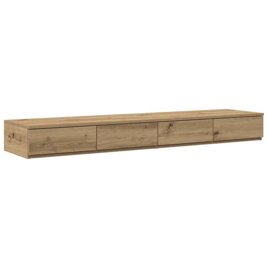 Bettschubladen Eiche handwerklich 160 x 36.5 x 16.5 cm