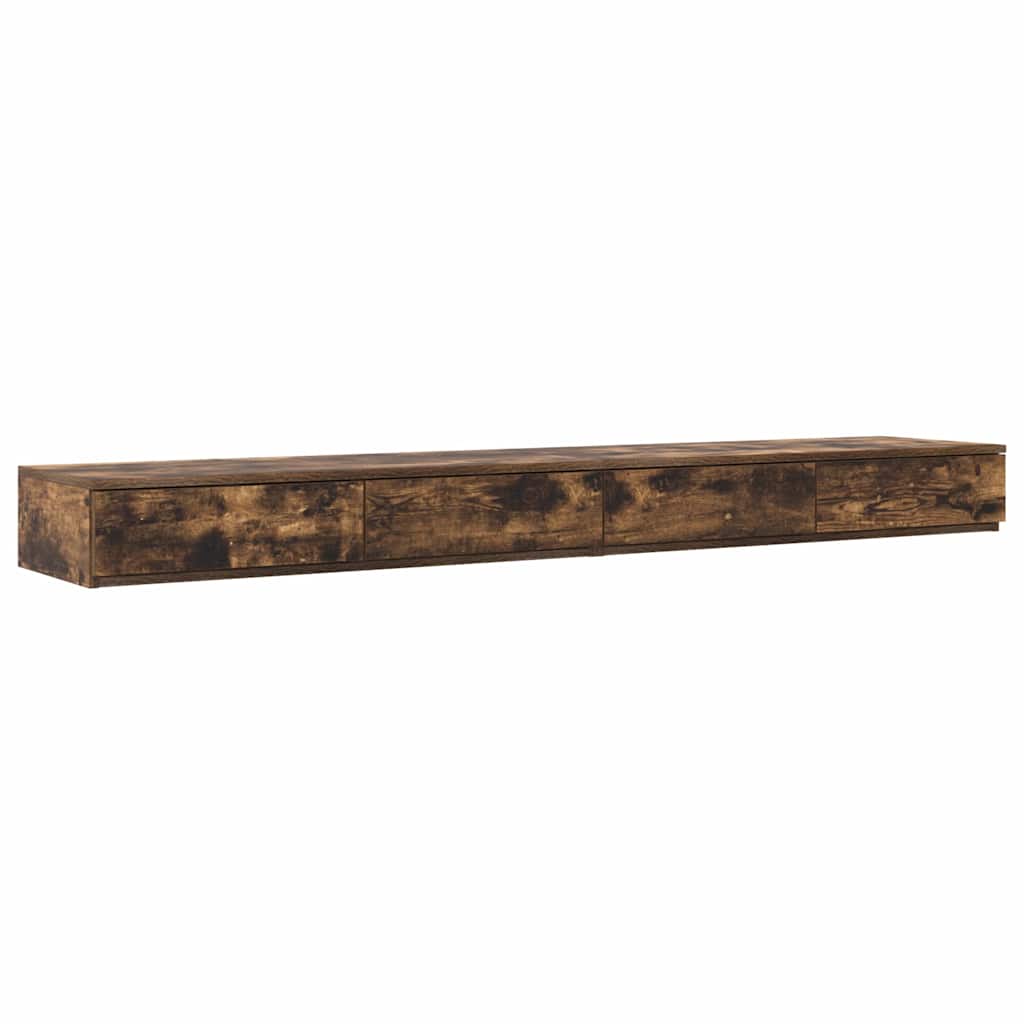 Bettschubladen Räuchereiche 180 x 36.5 x 16.5 cm Holzwerkstoff