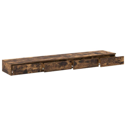 Bettschubladen Räuchereiche 180 x 36.5 x 16.5 cm Holzwerkstoff
