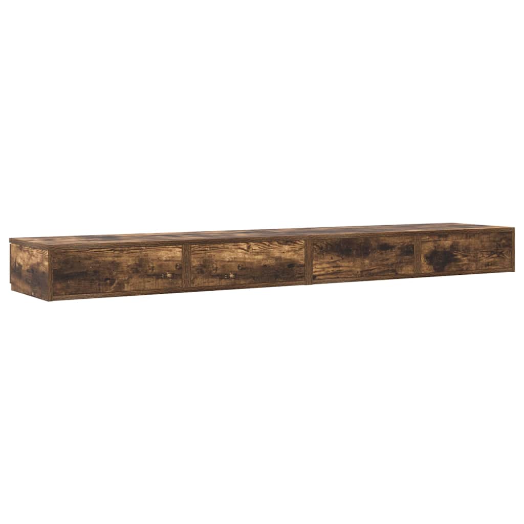 Bettschubladen Räuchereiche 180 x 36.5 x 16.5 cm Holzwerkstoff