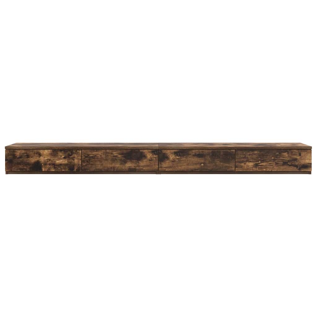 Bettschubladen Räuchereiche 180 x 36.5 x 16.5 cm Holzwerkstoff