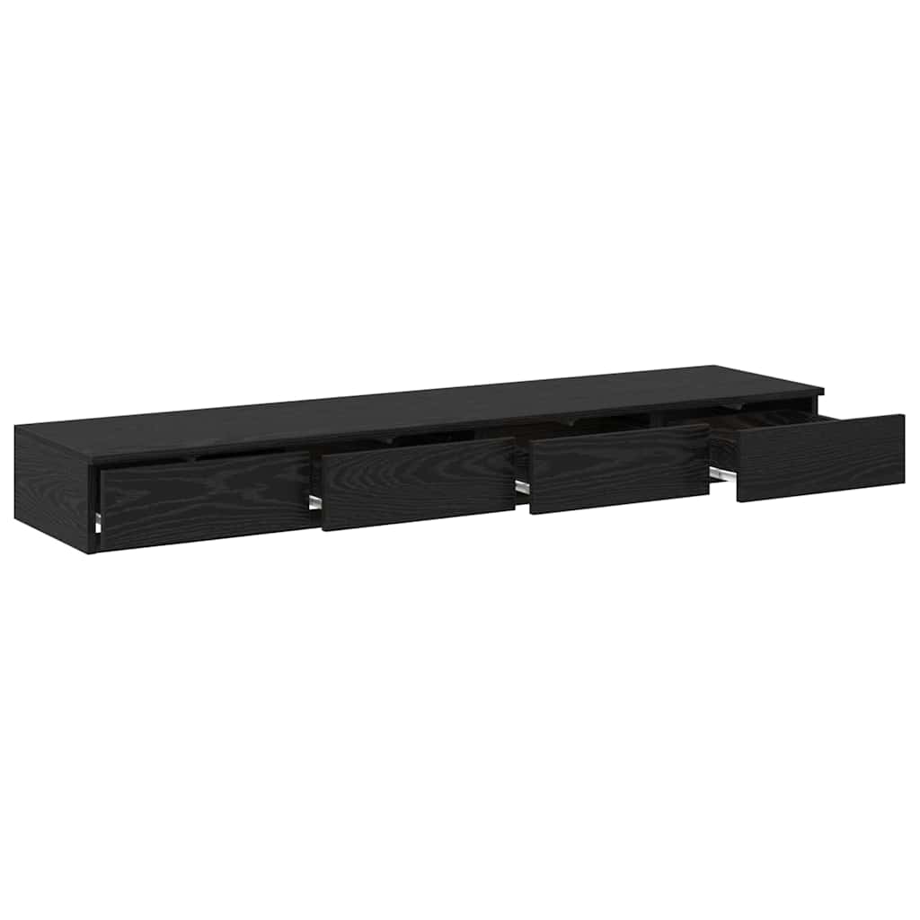 Bettschubladen Schwarze Eiche 135 x 36.5 x 16.5 cm