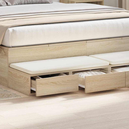 Bettschubladen Sonoma Eiche 135 x 36.5 x 16.5 cm Holzwerkstoff