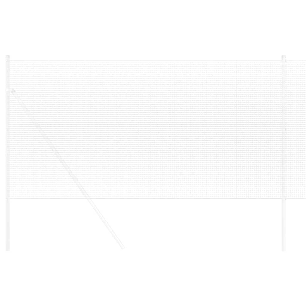 Geschweißter Drahtzaun Silber 1.5 x 10 m Stahl
