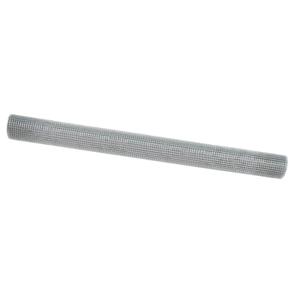 Geschweißter Drahtzaun Silber 1.6 x 10 m Stahl