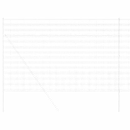 Geschweißter Drahtzaun Silber 1.6 x 10 m Stahl