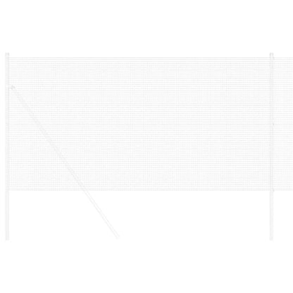 Geschweißter Drahtzaun Silber 1.4 x 25 m Stahl