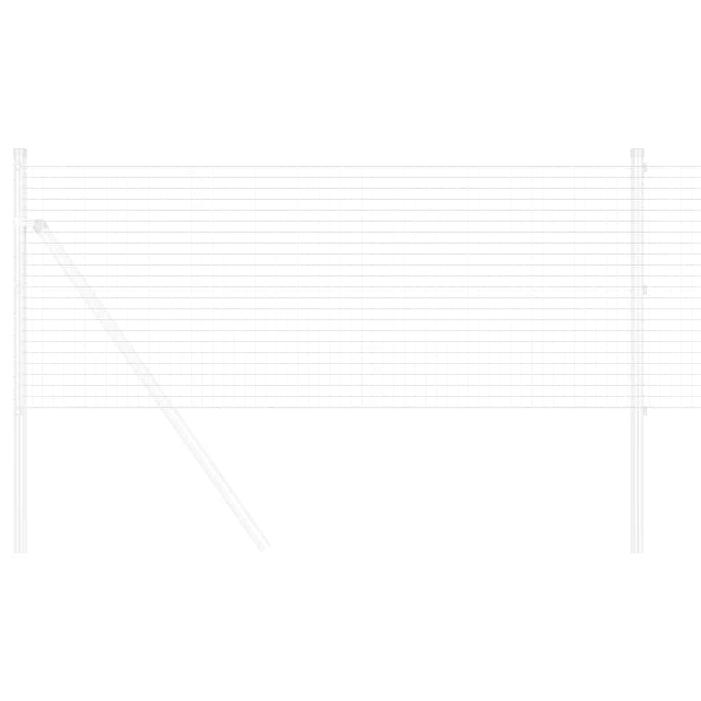 Geschweißter Drahtzaun Silber 0.4 x 50 m Stahl