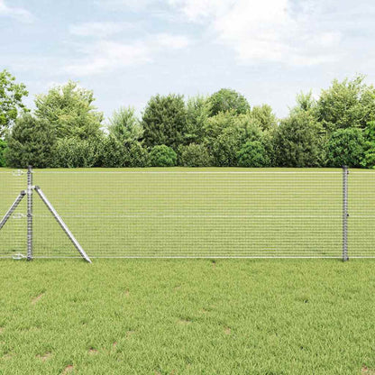 Geschweißter Drahtzaun Silber 0.6 x 50 m Stahl