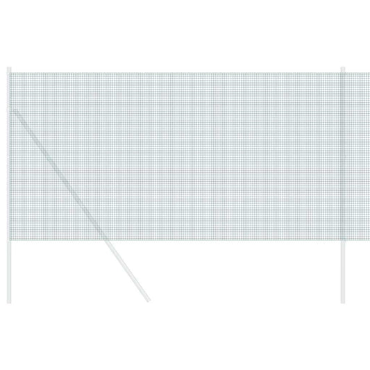 Geschweißter Drahtzaun Grün 0,4 x 10 m Stahl