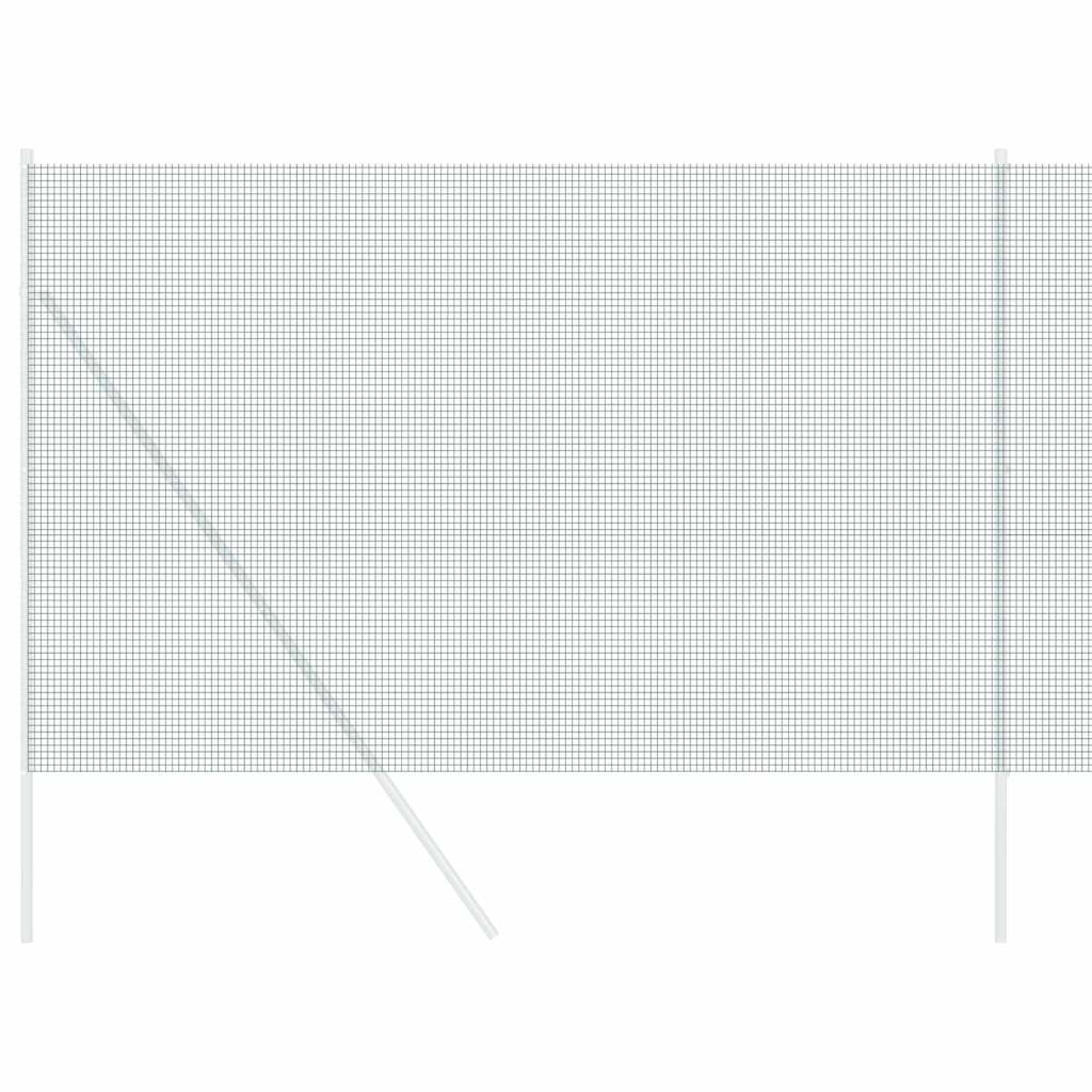 Geschweißter Drahtzaun Grün 1,5 x 10 m Stahl