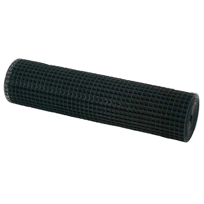 Geschweißter Drahtzaun Grün 0,4 x 25 m Stahl
