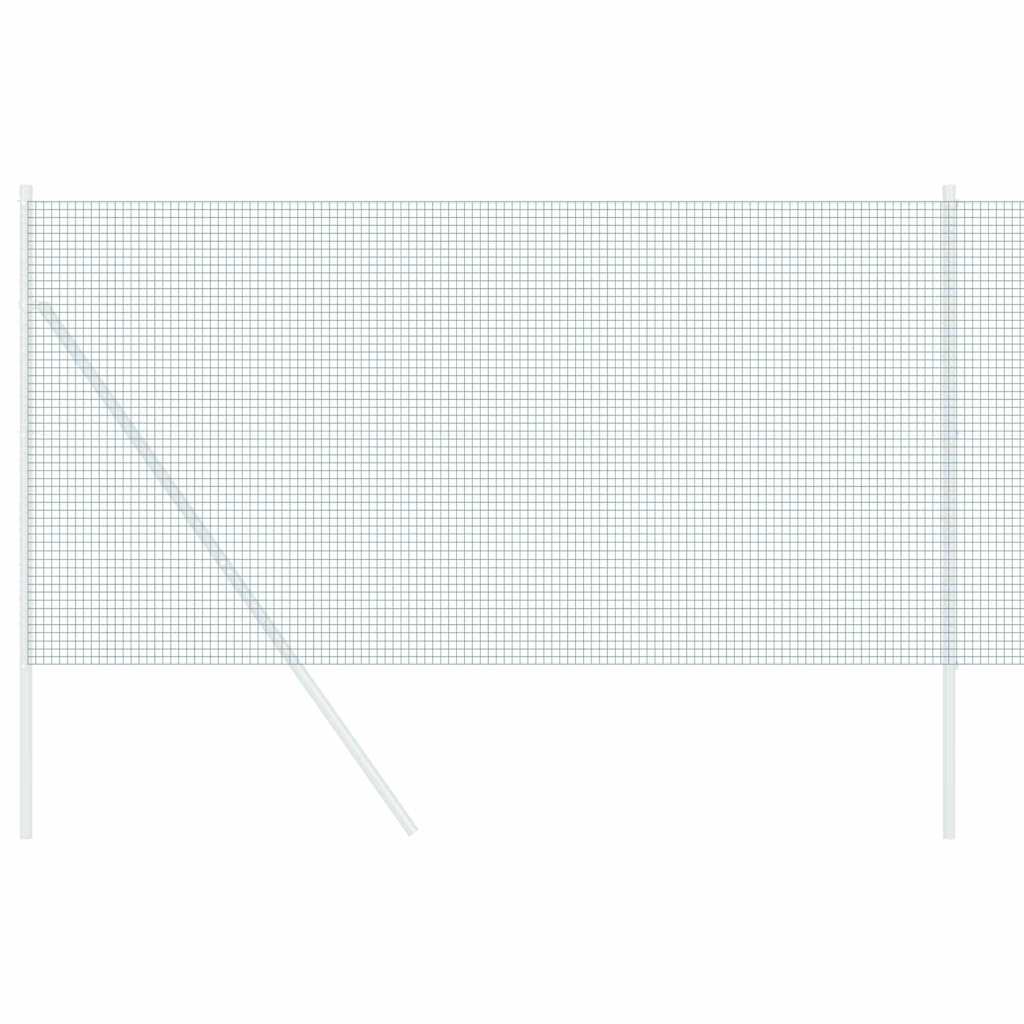 Geschweißter Drahtzaun Grün 1.4 x 50 m Stahl