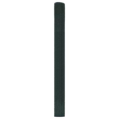Geschweißter Drahtzaun Grün 1.5 x 50 m Stahl