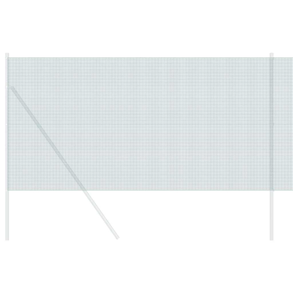 Geschweißter Drahtzaun Grün 0,8 x 100 m Stahl