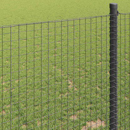 Geschweißter Drahtzaun Grau 1,2 x 25 m Stahl