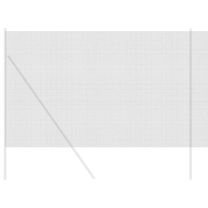 Geschweißter Drahtzaun Grau 1.5 x 50 m Stahl