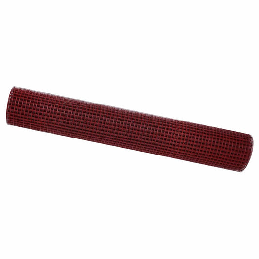 Geschweißter Drahtzaun Rot 1.5 x 25 m Stahl