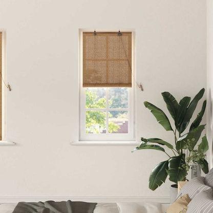 Fensterjalousien und -schattierungen Hellbraun Bambus