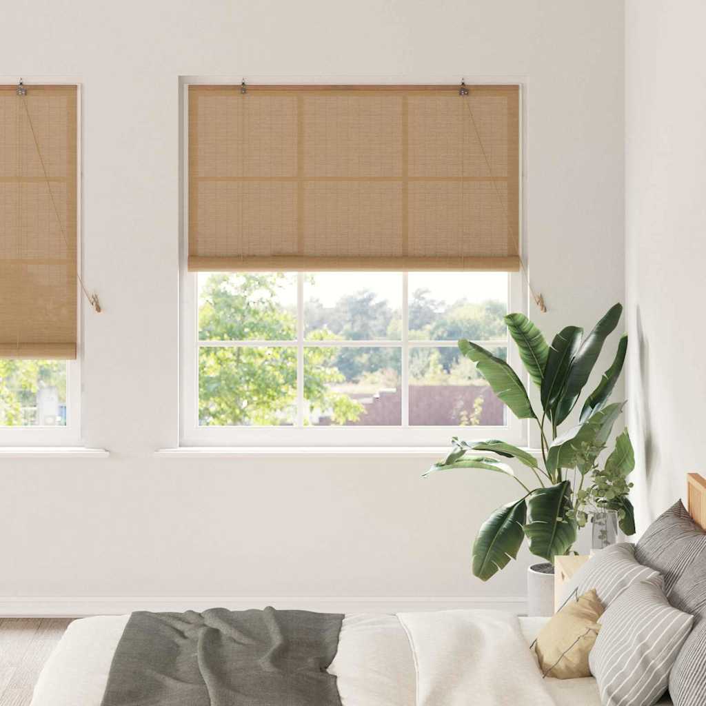 Fensterjalousien & -rollos Sonstiges Hellbraun Bambus