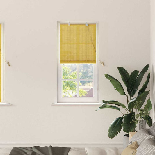 Fensterjalousien & Rollos Sonstiges Gelb Bambus