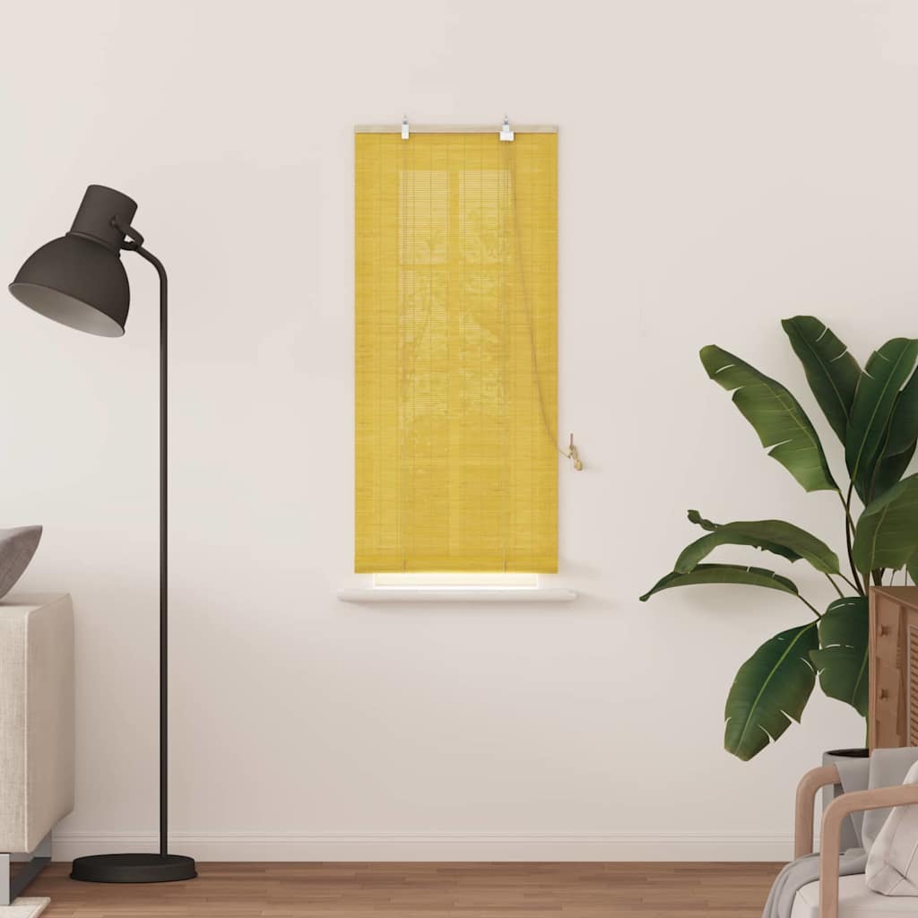 Fensterjalousien & Rollos Sonstiges Gelb Bambus