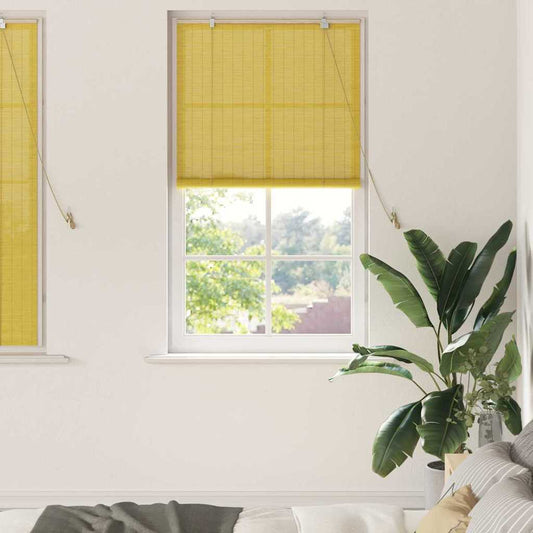 Fenster Jalousien & Rollos Sonstiges Gelb Bambus