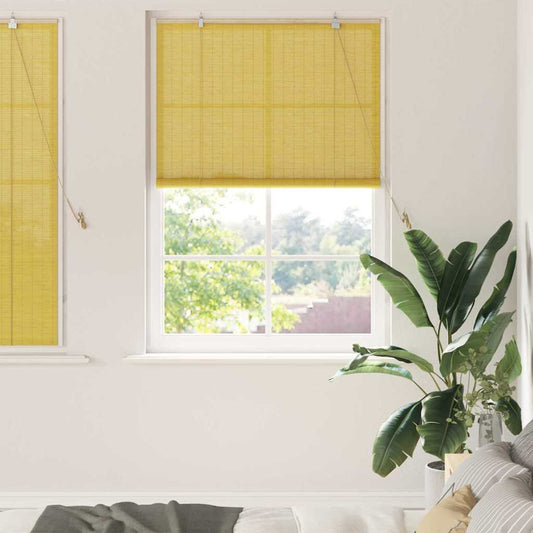 Fenster Jalousien & Rollos Sonstiges Gelb Bambus
