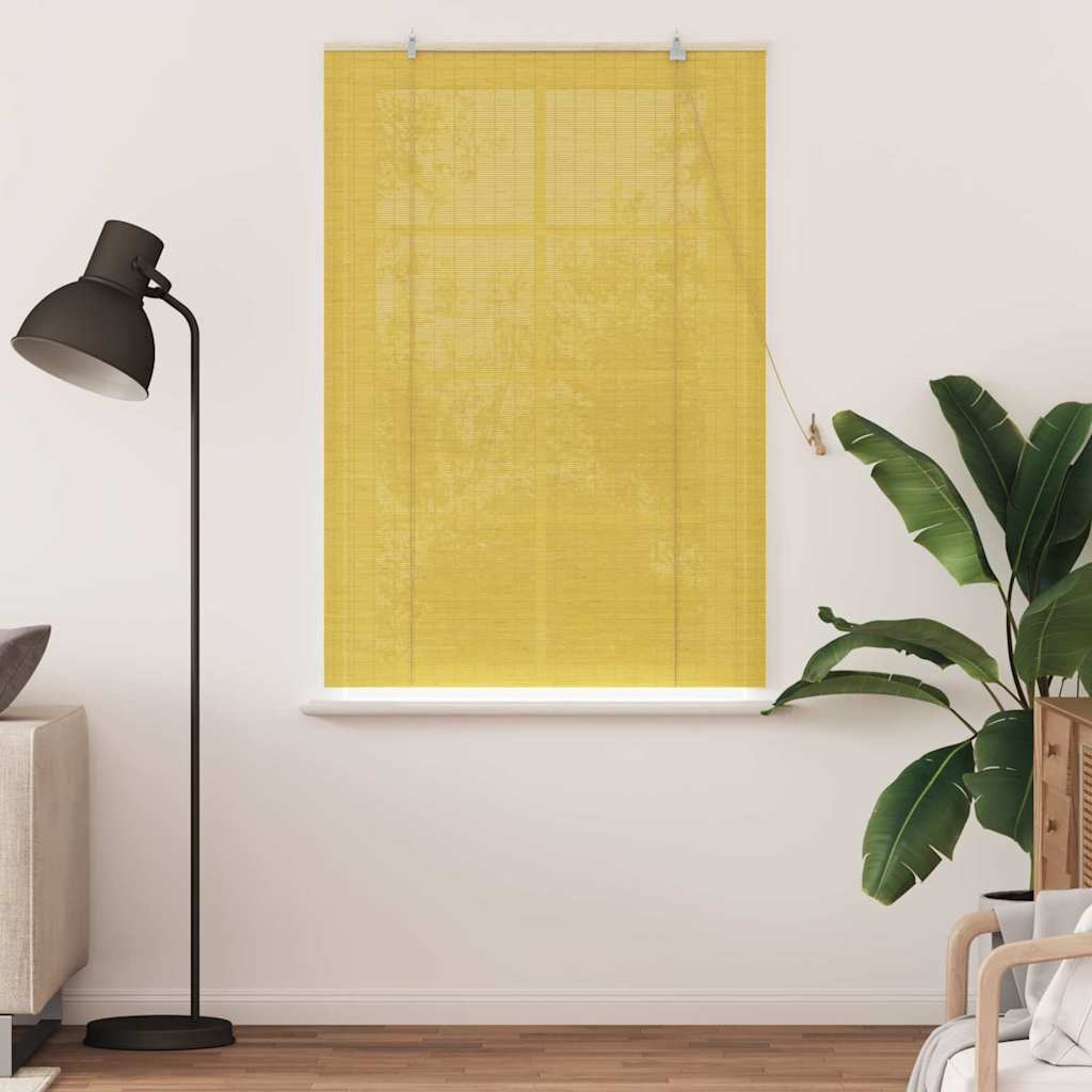 Fenster Jalousien & Rollos Sonstiges Gelb Bambus