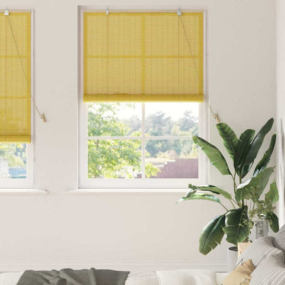 Fensterjalousien & Rollos Sonstiges Gelb Bambus