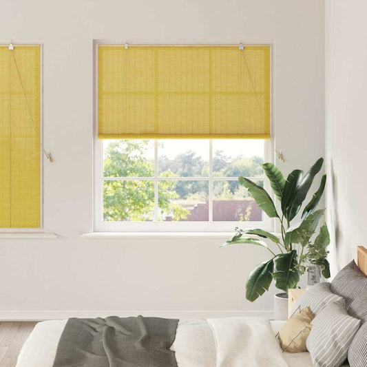 Fenster Jalousien & Rollos Sonstiges Gelb Bambus
