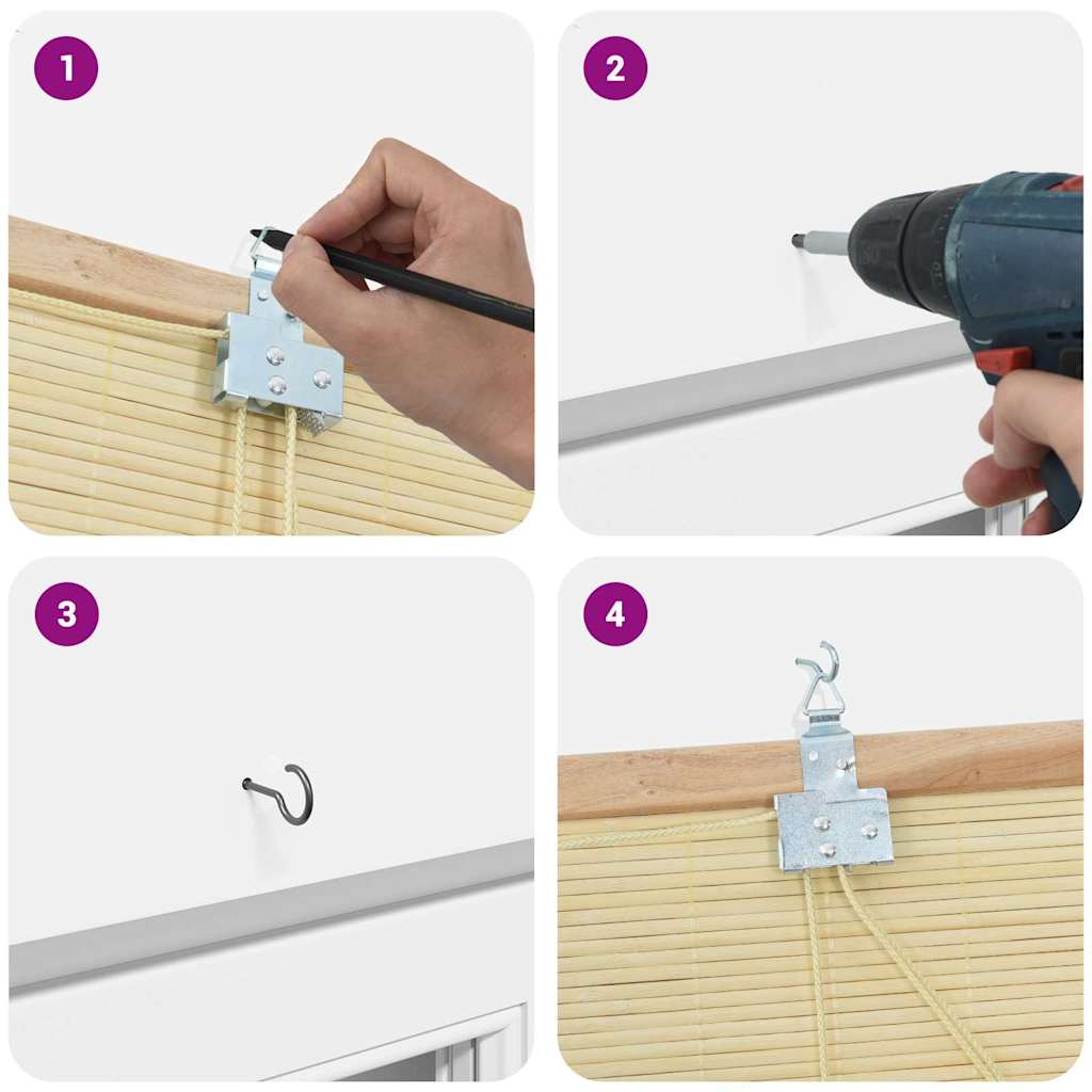 Fensterrollos & Jalousien Sonstiges Natur Bambus