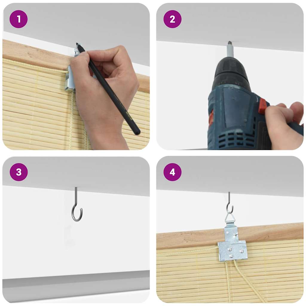 Fensterrollos & Jalousien Sonstiges Natur Bambus