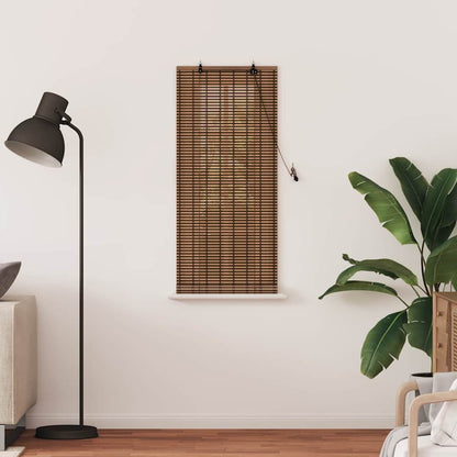 Fensterjalousien und -schattierungen Braun 60 x 160 cm Bambus
