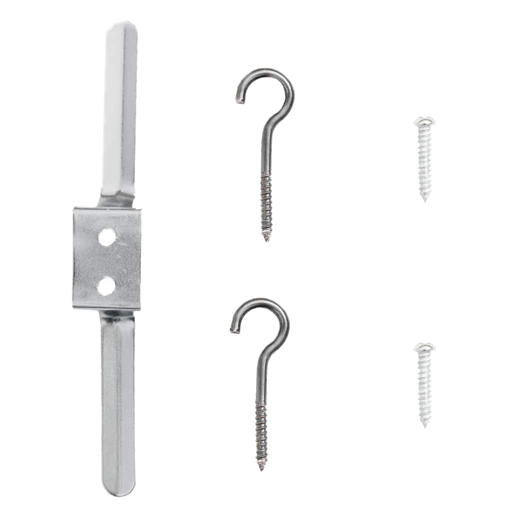 Fensterjalousie mit Vorhängen Braun 90 x 220 cm Bambus