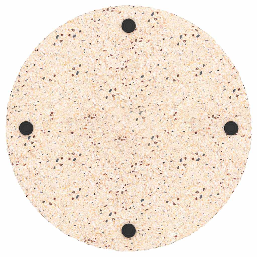 Sonnenschirmständer Gelb, Schwarz 45 x 45 x 40 cm Beton, Metall