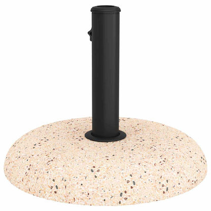 Sonnenschirmständer Gelb, Schwarz 45 x 45 x 40 cm Beton, Metall