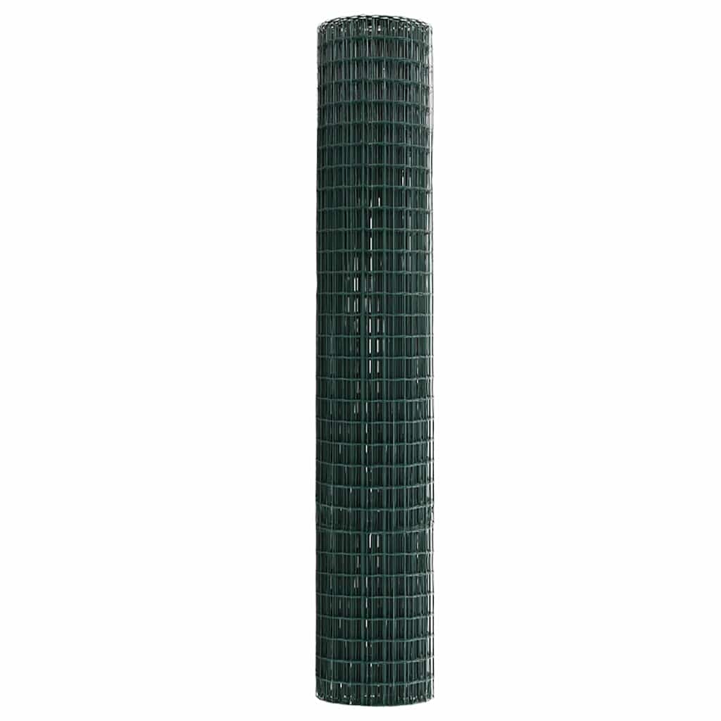 Eurozaun Grün 1.5 x 10 m PVC-beschichtetes Eisen
