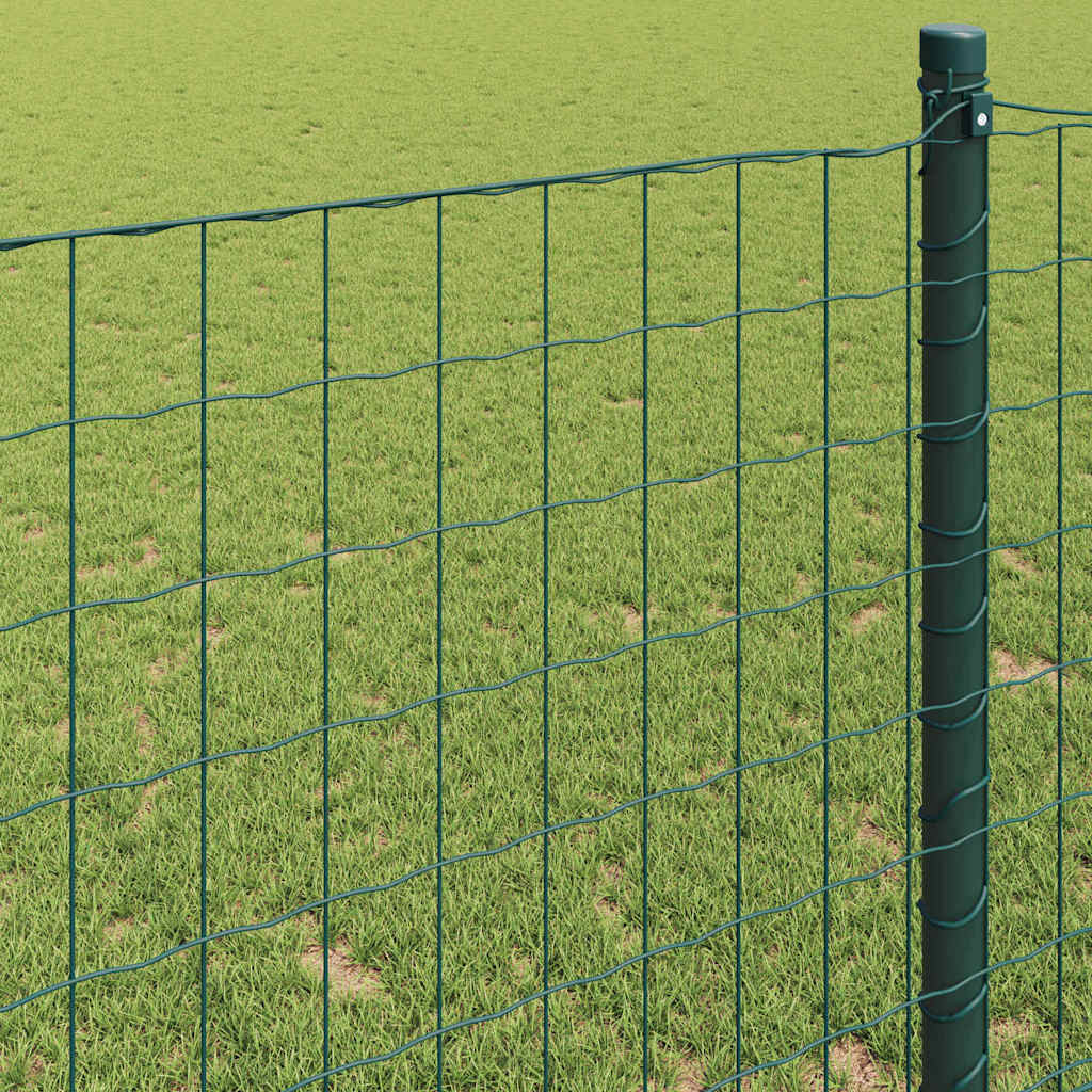 Eurozaun Grün 1,6 x 10 m PVC-beschichtetes Eisen