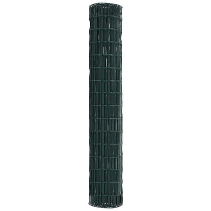 Eurozaun Grün 1.5 x 10 m PVC-beschichtetes Eisen