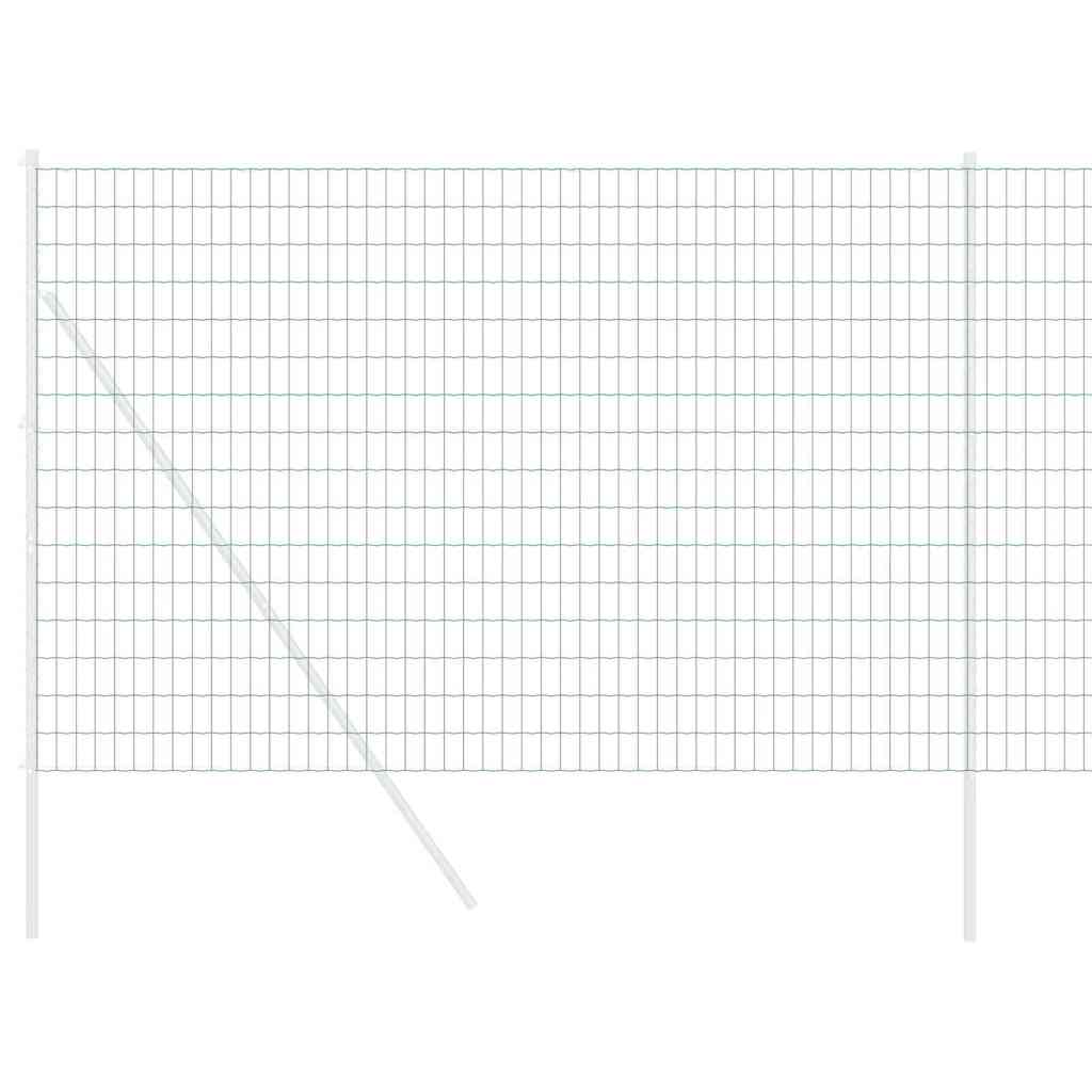 Eurozaun Grün 1.5 x 10 m PVC-beschichtetes Eisen