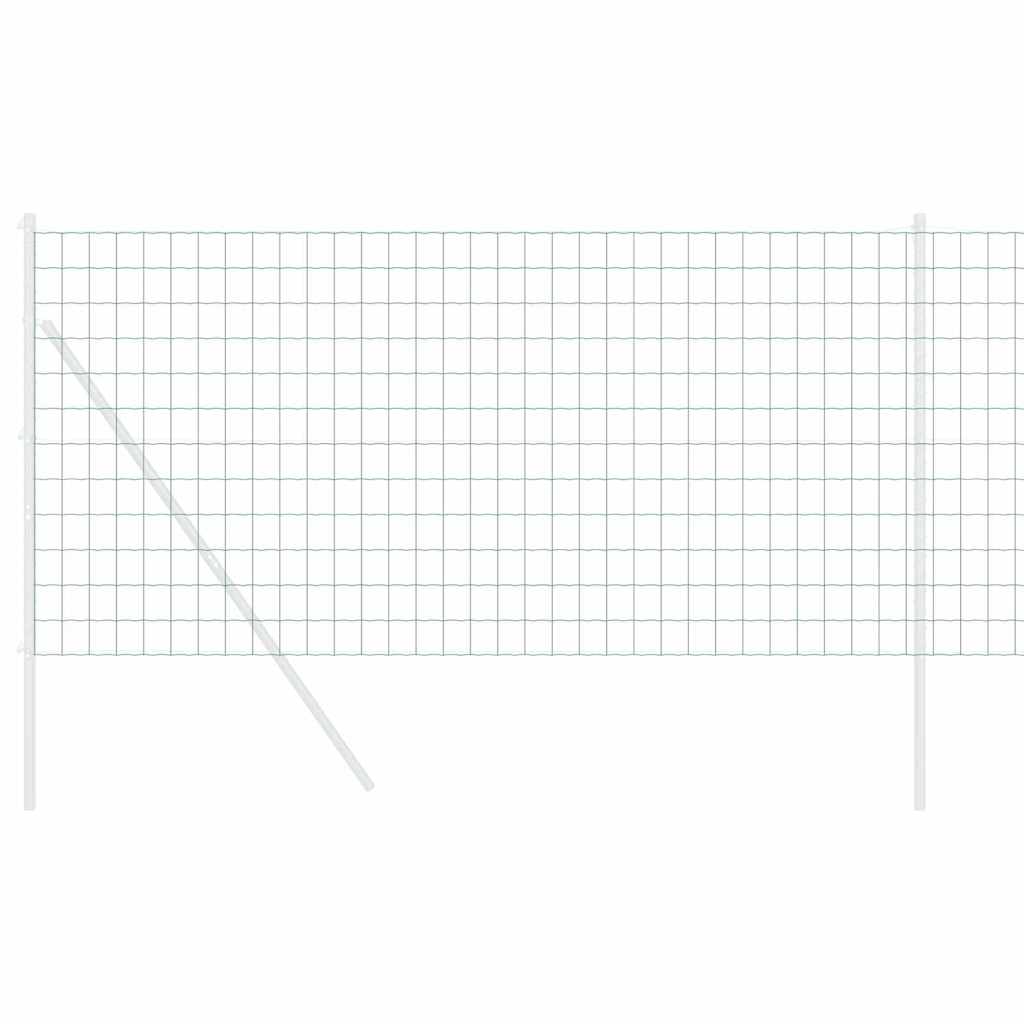 Eurozaun Grün 1,2 x 10 m PVC-beschichtetes Eisen